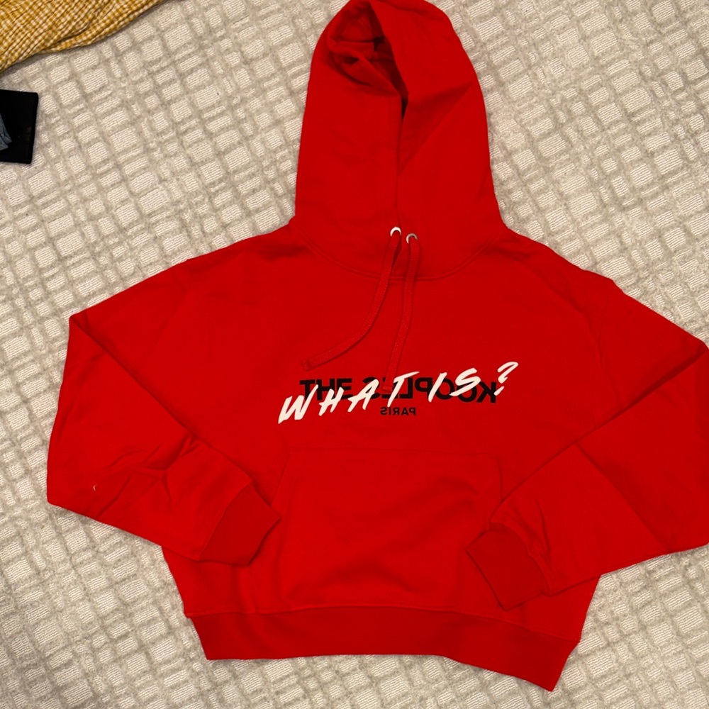 The Kooples Red Graphic Hoodie Sweatshirt